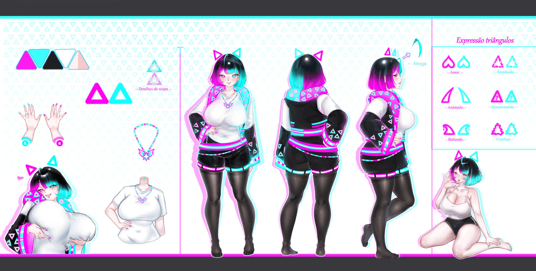 Refsheet feita por @Mikachururuu